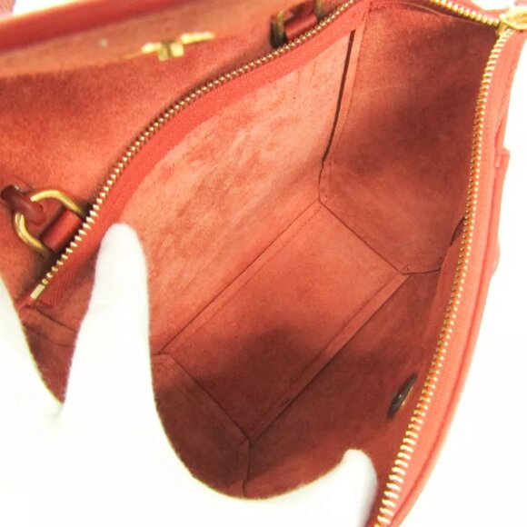 Celine Belt Bag Nano Women's Leather Handbag,Shoulder Bag Red Brown 950-021725 - Picture 13 of 16